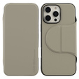 X-LEVEL tok iPhone 16 Pro készülékhez, Magnetic Card Holder, szürke
