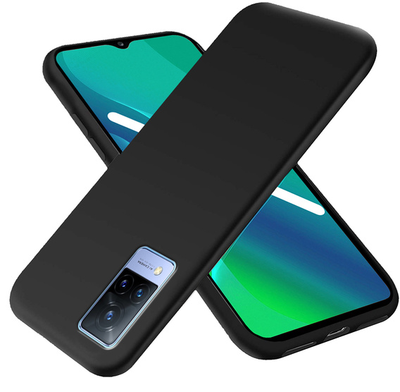 Vékony tok a Vivo V21 5G, Slim, fekete