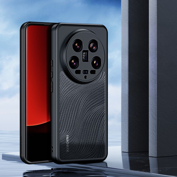 DuxDucis tok Xiaomi 14 Ultra, Aimo case, átlátszó / fekete