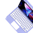 Tok + billentyűzet iPad Air 10.9 4 2020 / 5 2022, Touchpad, lila