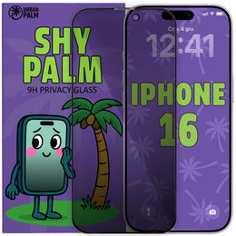 Shy Palm Privacy edzett üveg iPhone 16-hez