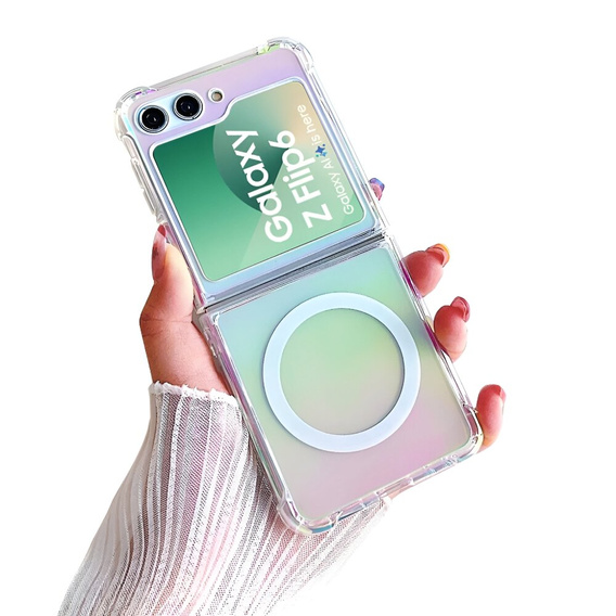 Tok a Samsung Galaxy Z Flip7 FE / Z Flip6, Fusion Hybrid, MagSafe-hoz, többszínű