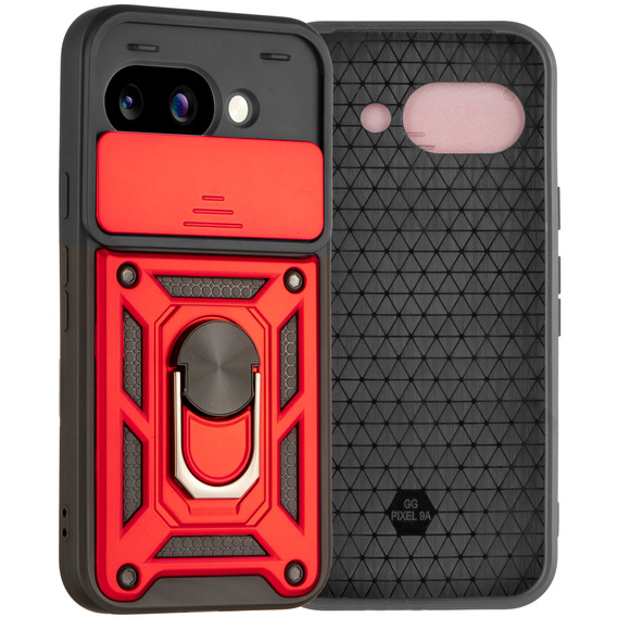 Telefontok a Google Pixel 9A, CamShield Slide, piros
