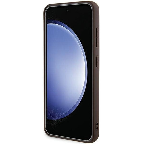 GUESS Telefontok a Samsung Galaxy A55, 4G Big Metal Logo, barna