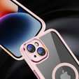 Tok iPhone 13, ERBORD Impact Guard, MagSafe, rózsaszín