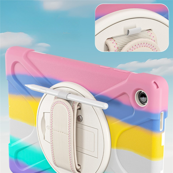 Páncélozott tok állvánnyal és vállpánttal Samsung Galaxy Tab A11+ készülékhez