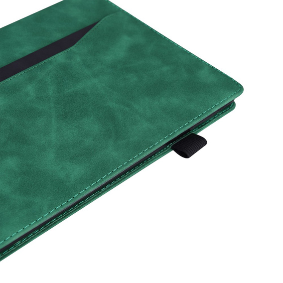 Tok Xiaomi Pad 6, Classic, tolltartóval, zöld