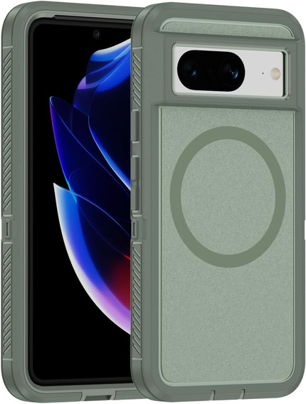 Tok kerettel Google Pixel 8 készülékhez, MagSafe-hoz, zöld