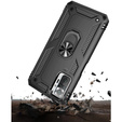 Páncélozott telefontok a Xiaomi Redmi Note 10 Pro, Nox Case Ring, fekete