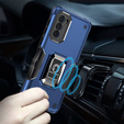 Telefontok a Motorola Moto G22, Dual-Layer Armor, kék