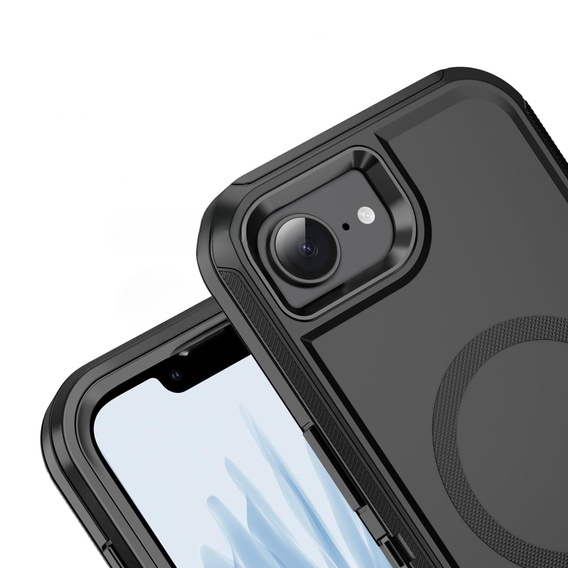 Tok kerettel iPhone 16E készülékhez, MagSafe-hoz, fekete