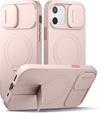 Tok iPhone 12 / 12 Pro készülékhez, Suritch Shockproof, MagSafe, rózsaszín