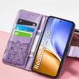 Pattintható tok a Realme 14 5G / Realme 14T 5G, Butterfly, lila