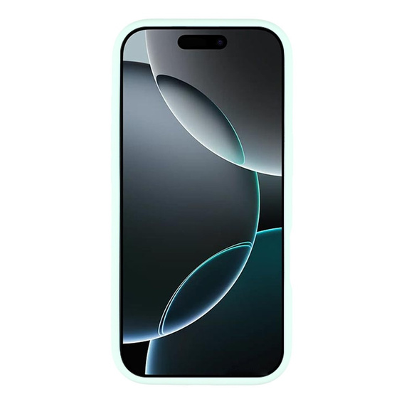 Szilikonhüvely iPhone 17 Pro készülékhez, MagSafe, ütésgátló, zöld