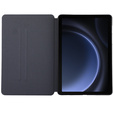 Tok Samsung Galaxy Tab S9 FE+ Plus, Smartcase tolltartóval, zöld