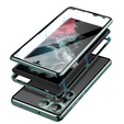 Tok Samsung Galaxy S23 Ultra, Magnetic Dual Glass, zöld