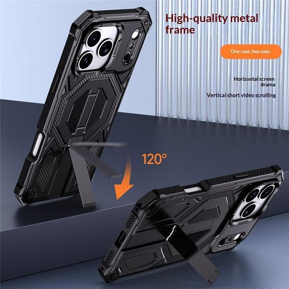 MagSafe-kompatibilis védőtok állvánnyal iPhone 17 Pro Max készülékhez