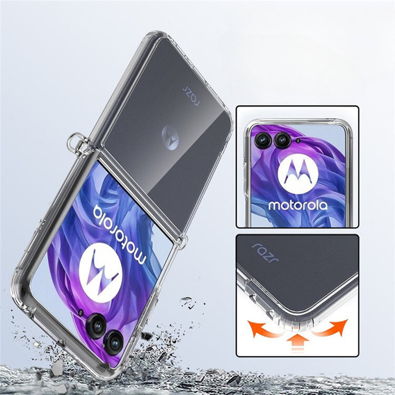 Telefontok a Motorola Razr 50 Ultra, Fusion Hybrid, átlátszó