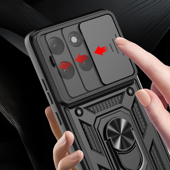 Telefontok a Motorola Moto G86 5G, CamShield Slide, fekete