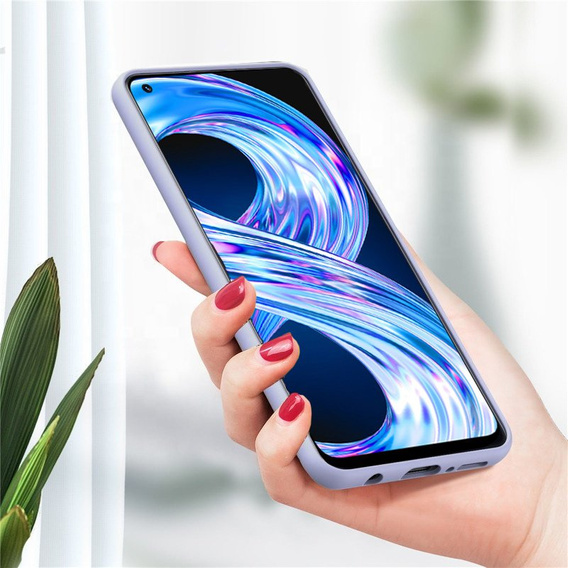 Telefontok a Realme 8 / 8 Pro, Silicone Lite, levendula
