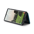 CASEME flip tok Samsung Galaxy S25 Ultra, Litchi Wallet, zöld