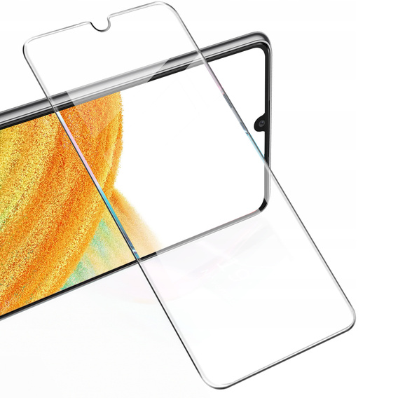 2x edzett üveg a Samsung Galaxy A33 5G, ERBORD 9H Hard Glass a képernyőn