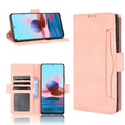 Pattintható tok a Xiaomi Redmi Note 10 Pro, Card Slot, rózsaszín