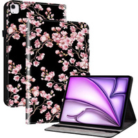 Tok Apple iPad Air 13" 6 gen. 2024 (A2836, Smartcase, plum blossom