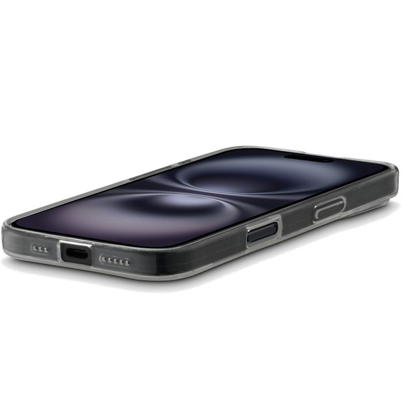 Tok iPhone 16-hoz, ERBORD Slim, átlátszó + 9H üveg
