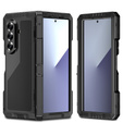 Páncélozott alumínium tok állvánnyal és tolltartóval Samsung Galaxy Z Fold7 5G készülékhez