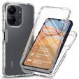 Tok Xiaomi Redmi 13C készülékhez, Shockproof, fóliával, átlátszó
