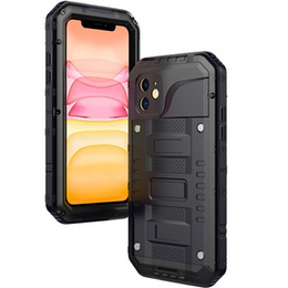 Páncélozott tok a iPhone 11, R-JUST, fekete