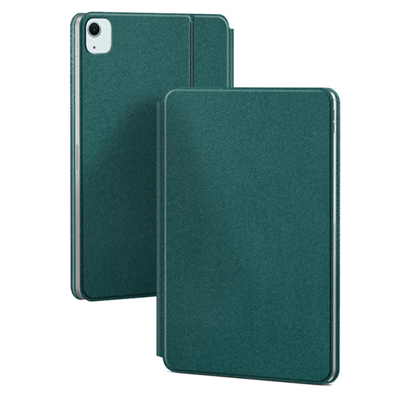 Billentyűzet tok iPad Air 11" 2024, Magnetic Keyboard Touchpad, zöld