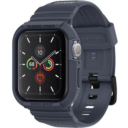 Spigen tok és szíj az Apple Watch 4/5/6/7/8/9/SE 44/45 mm-es modellekhez, Rugged Armor Pro charcoal grey