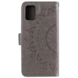 Pattintható tok a Oppo Reno6 5G, Mandala, szürke