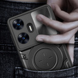 Páncélozott tok Realme C55, CamShield Slide, fekete
