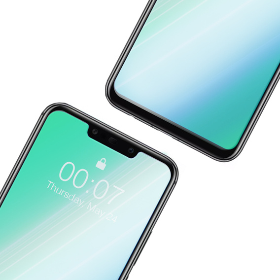 2x edzett üveg a Huawei Mate 20 Lite, ERBORD 9H Hard Glass a képernyőn