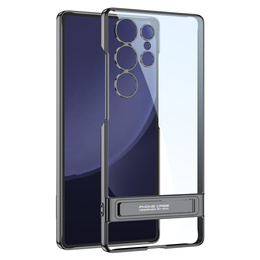 Tok Samsung Galaxy S25 Ultra, GKK Kickstand Hard Case, fekete
