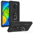 Páncélozott telefontok a Xiaomi Redmi Note 9, Nox Case Ring, fekete