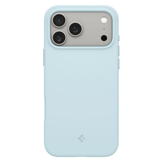 Spigen tok iPhone 17 Pro készülékhez, szilikon illeszkedő MagSafe, néma kék