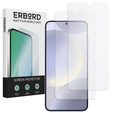 2x edzett üveg a Samsung Galaxy S24/S25, ERBORD 9H Hard Glass a képernyőn