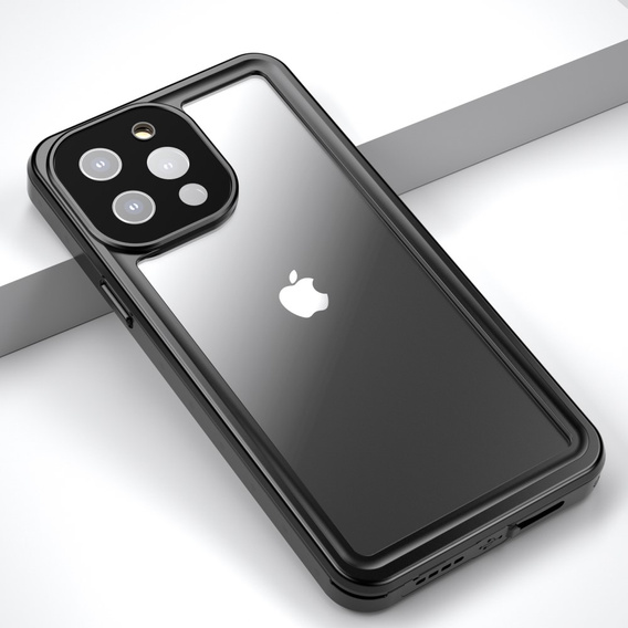 IP68 vízálló tok a iPhone 13 Pro Max, Redpepper Pro, fekete