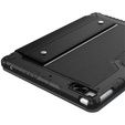 Tok + billentyűzet iPad 7/8/9 10.2 2019 / 2020 / 2021, NILLKIN Bumper Pen Slot, fekete