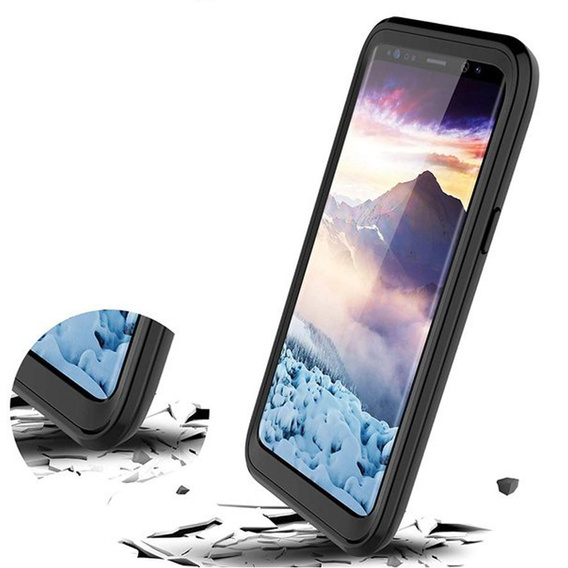 Tok Samsung Galaxy S9 készülékhez, Shockproof, fóliával, kék