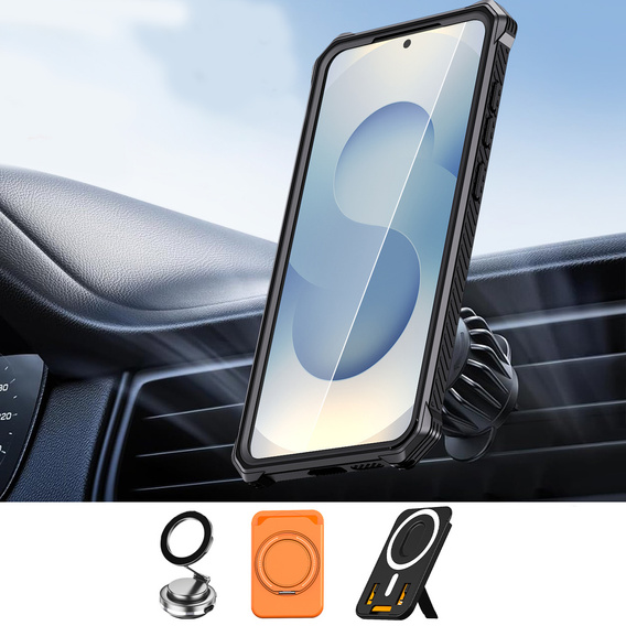 MagSafe-kompatibilis védőtok állvánnyal a Samsung Galaxy S25 FE készülékhez