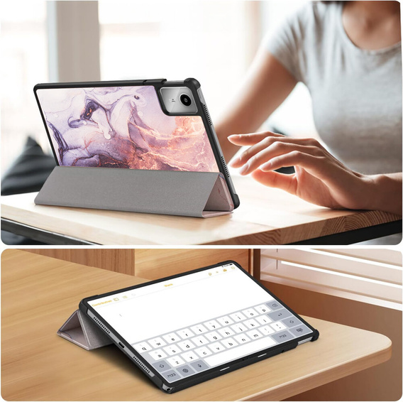 Tok Lenovo Tab M11, Smartcase, Marble 3#