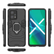 Telefontok a Realme 9 Pro+ Plus / Realme 9 4G, Kickstand Ring, fekete