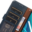 Pattintható tok a Motorola Edge 30 Neo 5G, KHAZNEH RFID, Dual Color, kék