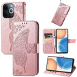 Pattintható tok a Realme Note 70T 4G, Butterfly, rózsaszín rose gold