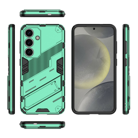 Tok Samsung Galaxy A36 5G, Military kickstand, zöld